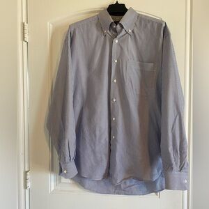 Nordstrom Blue and White Dress Shirt